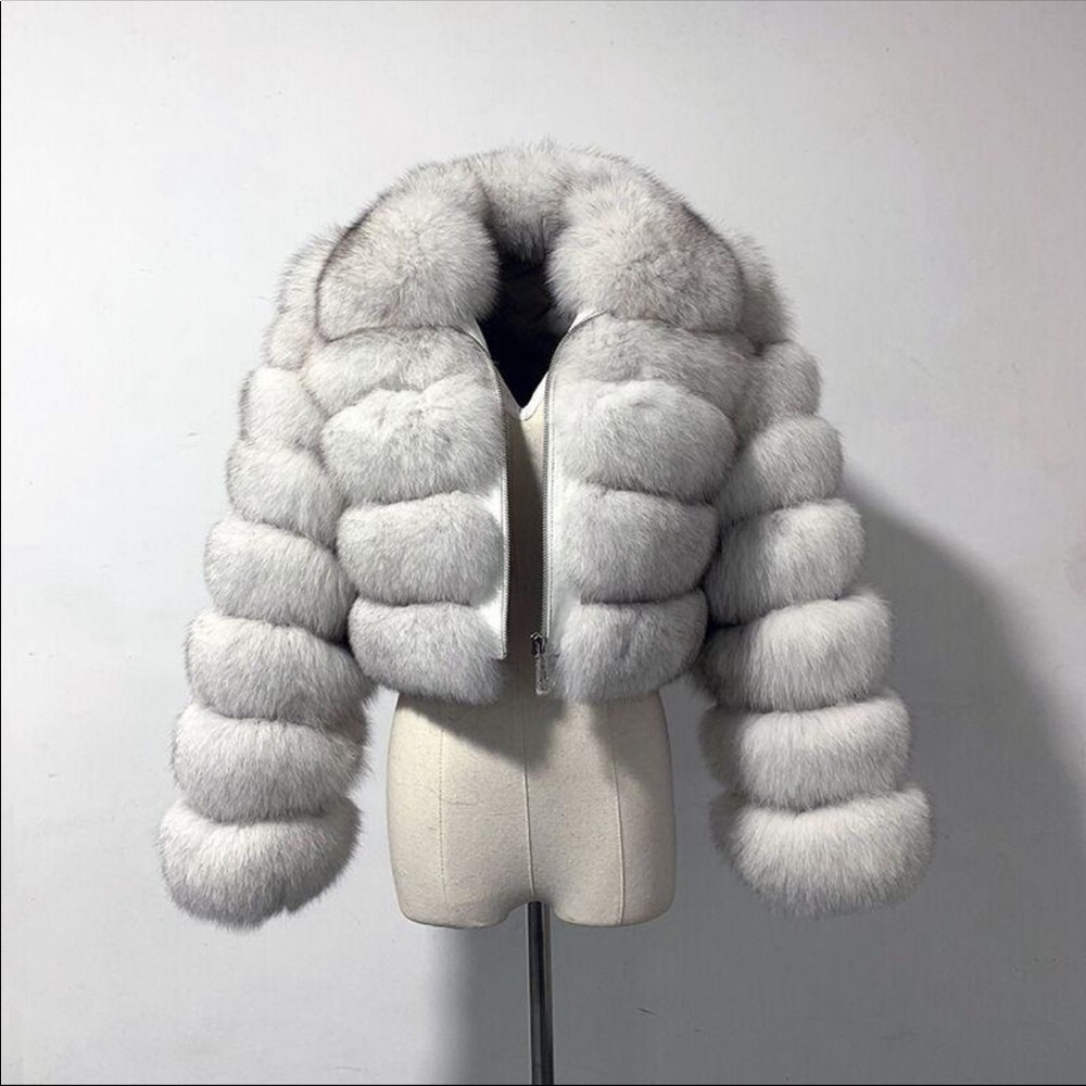 White Faux Fur Short Coat - Picture 1 of 1